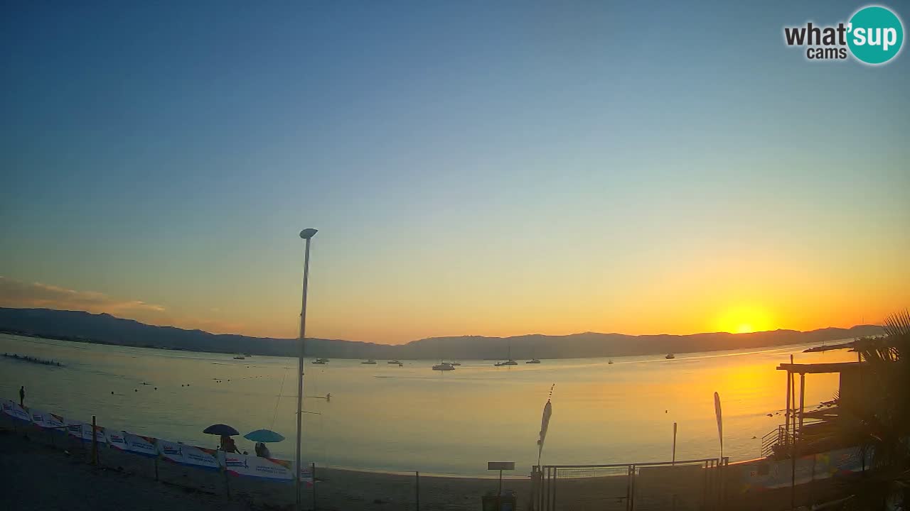 Webcam Cagliari Windsurf Club – Plage du Poetto en direct