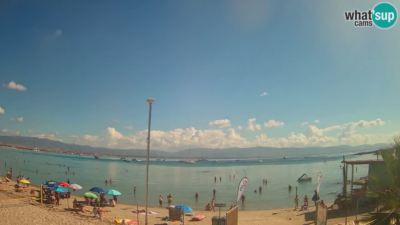 Webcam Cagliari Windsurf Club – Spiaggia del Poetto in diretta