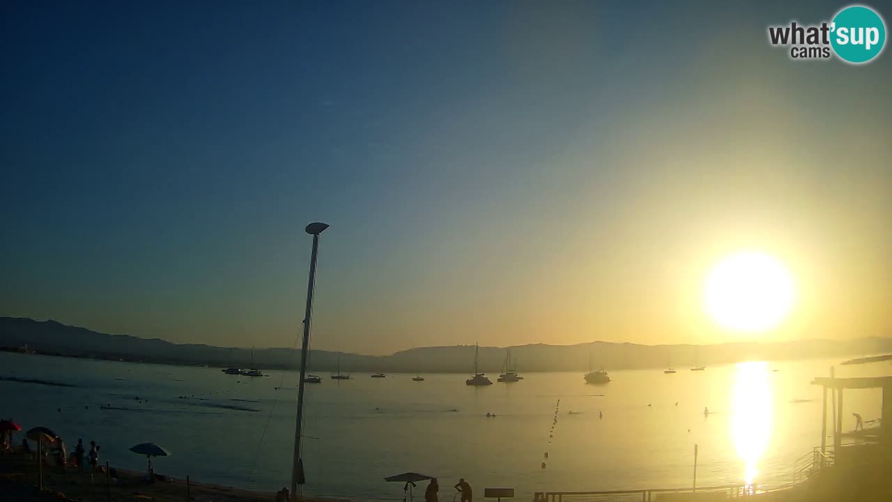 Webcam Cagliari Windsurf Club – Spiaggia del Poetto in diretta