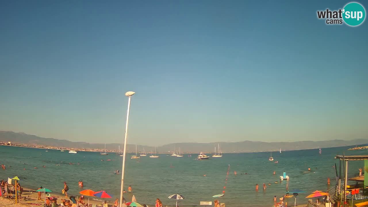 Webcam Cagliari Windsurf Club – Spiaggia del Poetto in diretta