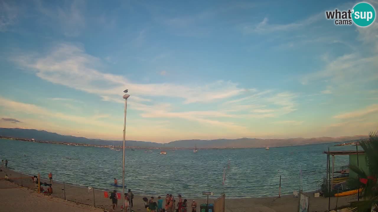Webcam Cagliari Windsurf Club – Liveblick vom Poetto Strand