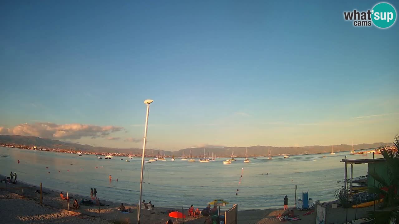 Webcam Cagliari Windsurf Club – Spiaggia del Poetto in diretta