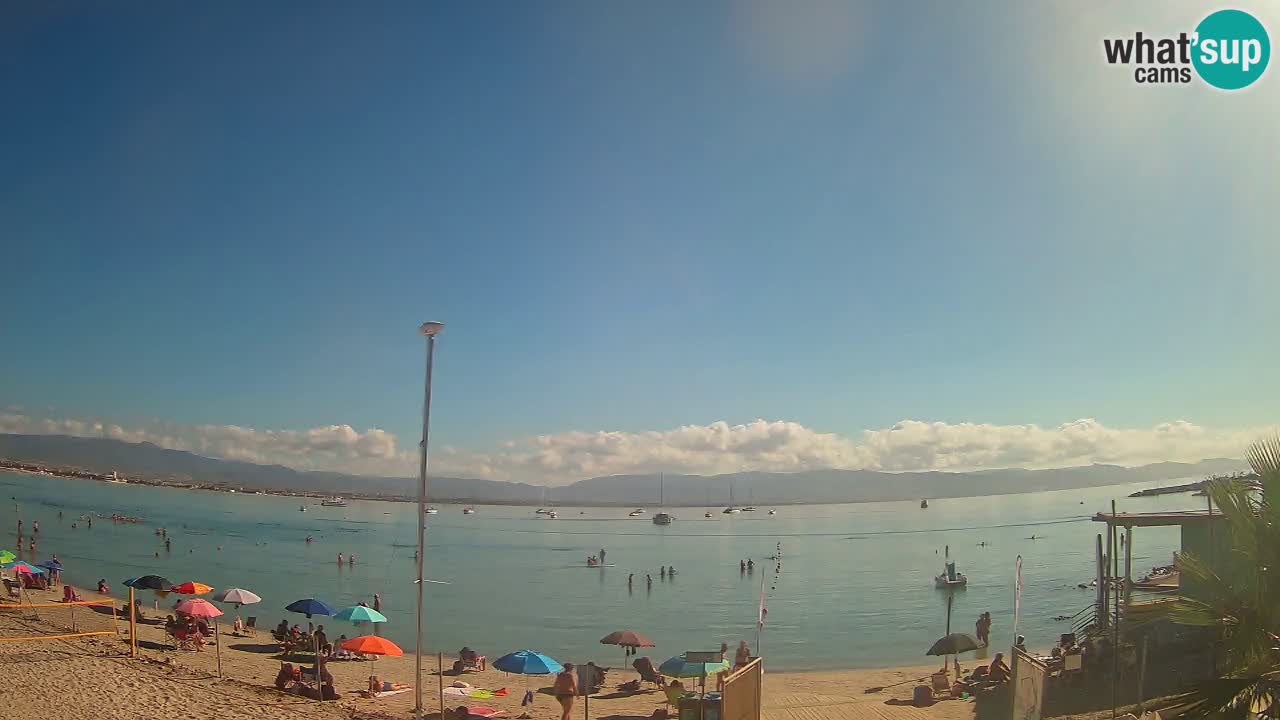 Webcam Cagliari Windsurf Club – Spiaggia del Poetto in diretta