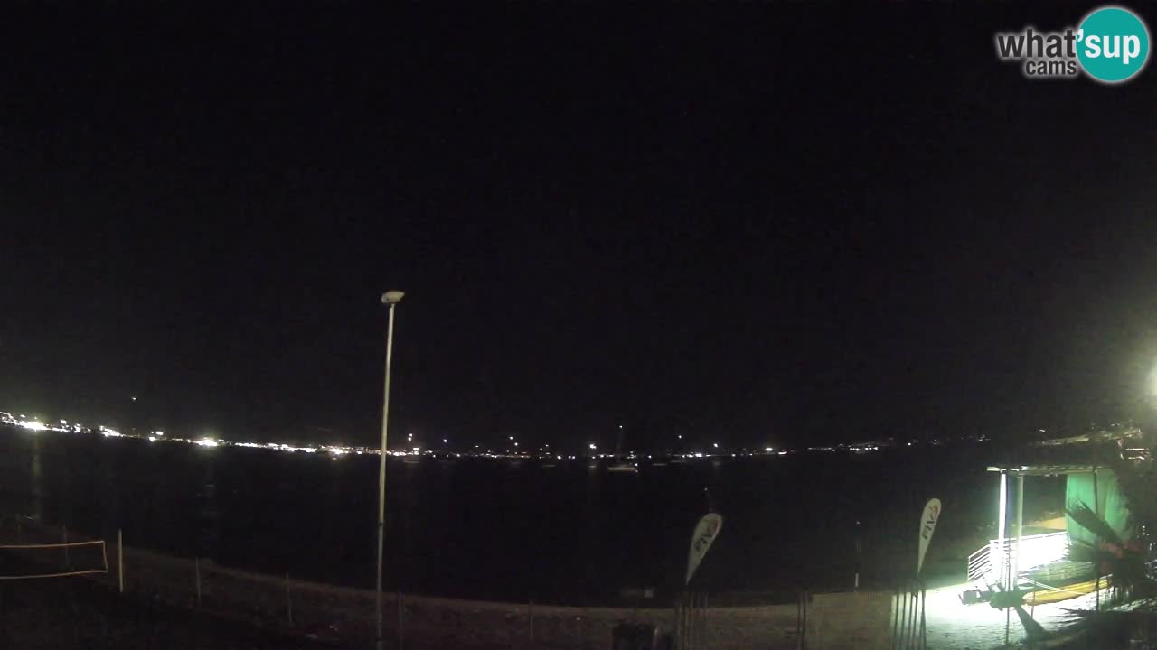 Spletna kamera Cagliari Windsurf Club – Pogled v živo s plaže Poetto