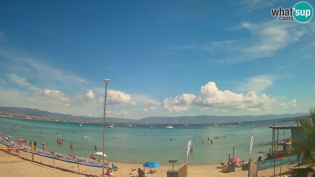 Webcam Cagliari Windsurf Club – Plage du Poetto en direct