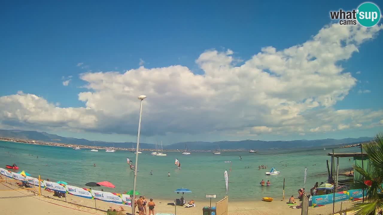 Webcam Cagliari Windsurf Club – Liveblick vom Poetto Strand