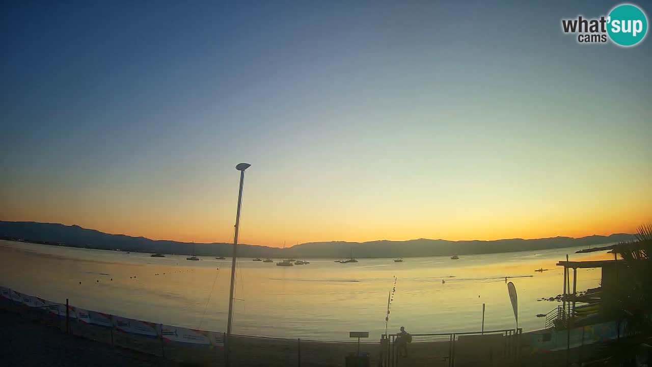 Webcam Cagliari Windsurf Club – Spiaggia del Poetto in diretta
