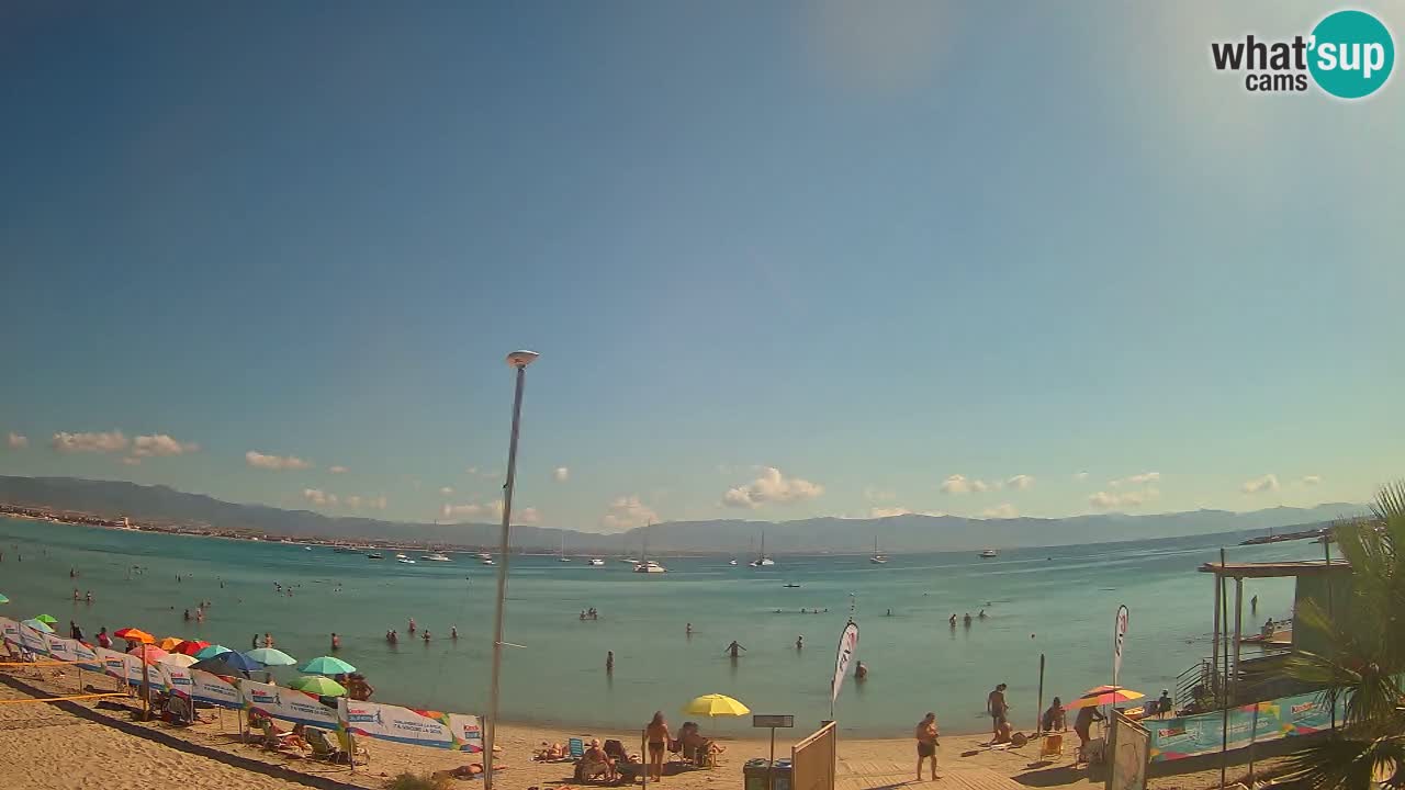 Webcam Cagliari Windsurf Club – Liveblick vom Poetto Strand
