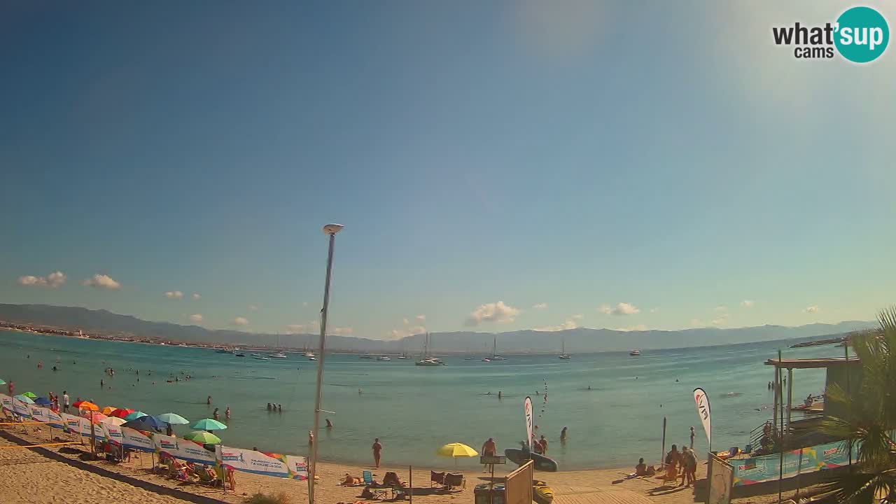 Webcam Cagliari Windsurf Club – Liveblick vom Poetto Strand