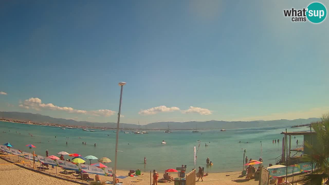 Webcam Cagliari Windsurf Club – Spiaggia del Poetto in diretta