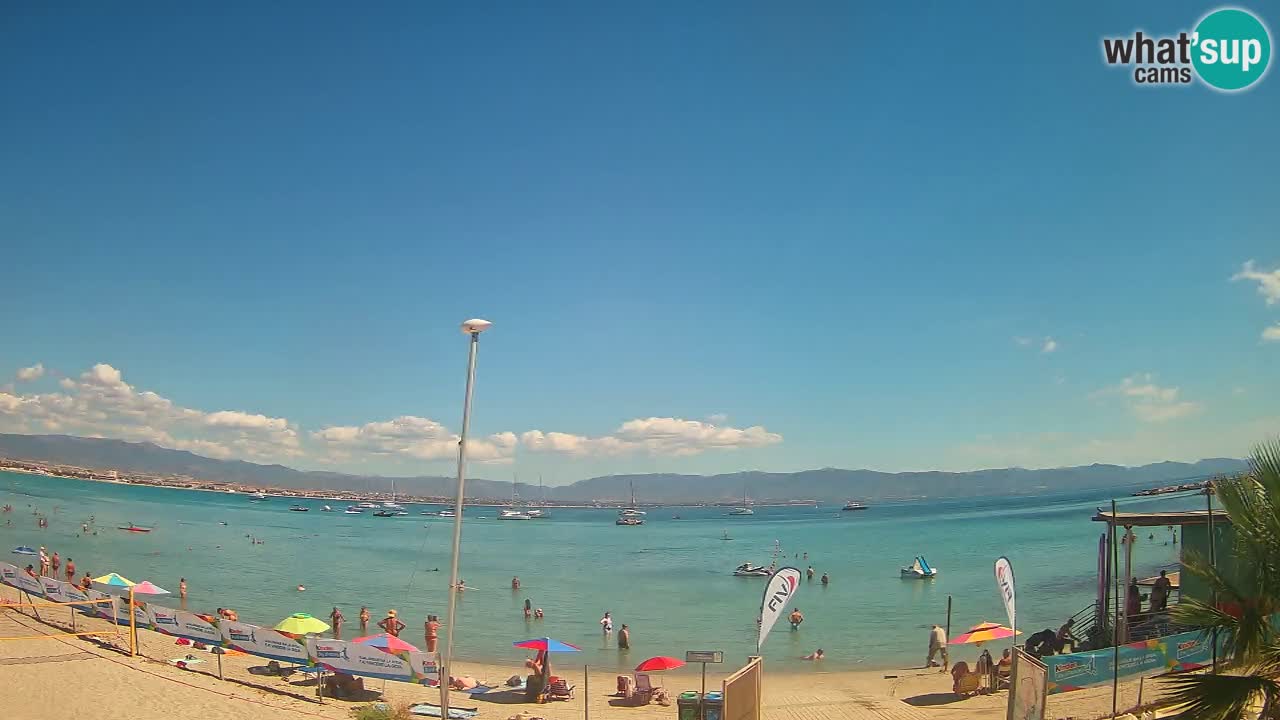 Webcam Cagliari Windsurf Club – Liveblick vom Poetto Strand