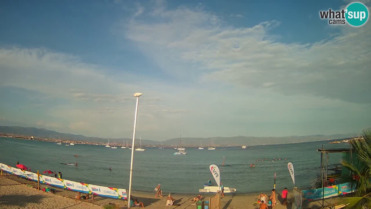 Webcam Cagliari Windsurf Club – Liveblick vom Poetto Strand