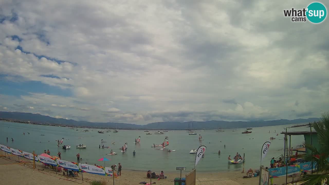 Webcam Cagliari Windsurf Club – Liveblick vom Poetto Strand