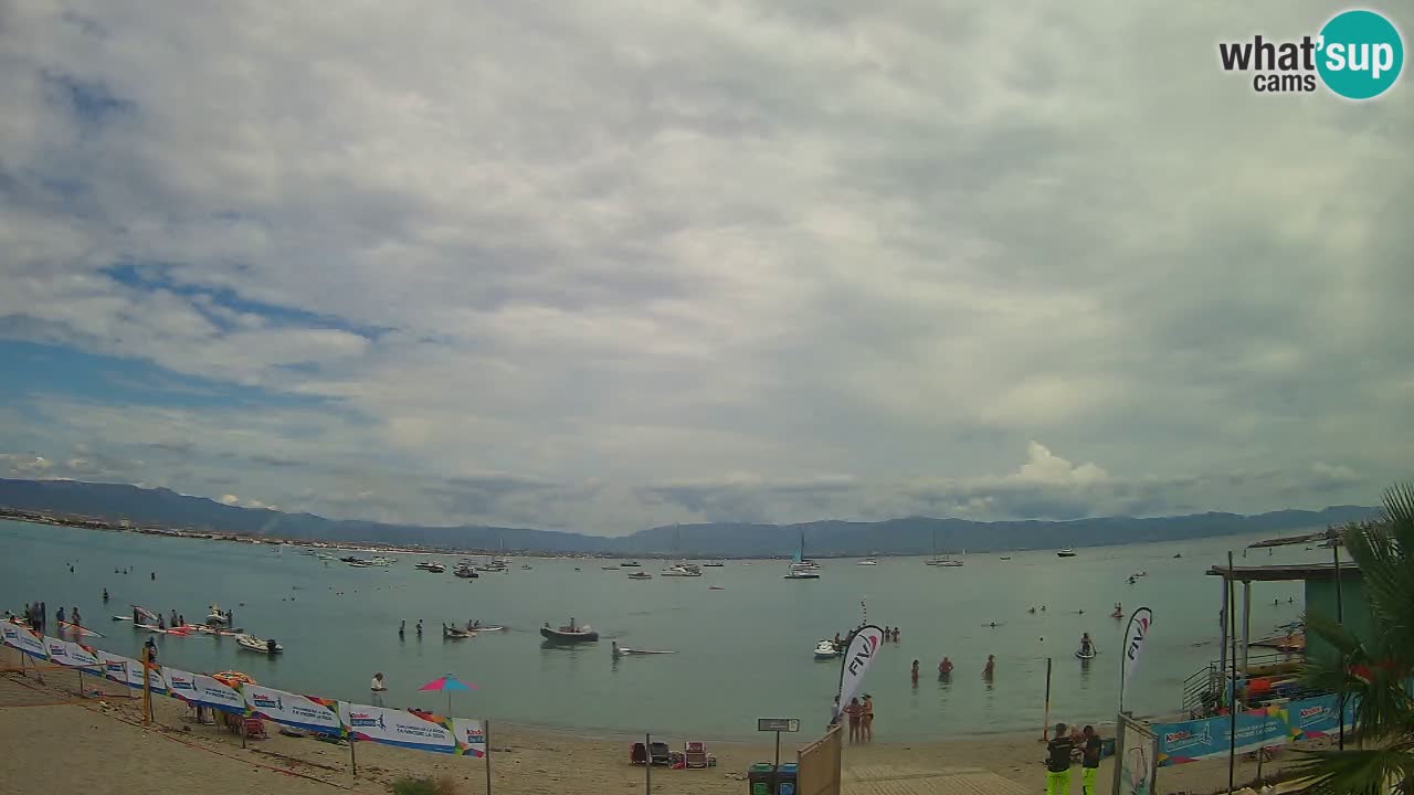 Webcam Cagliari Windsurf Club – Spiaggia del Poetto in diretta