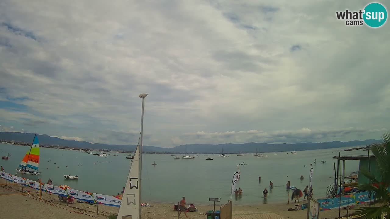 Webcam Cagliari Windsurf Club – Liveblick vom Poetto Strand