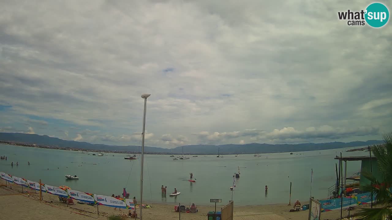 Webcam Cagliari Windsurf Club – Plage du Poetto en direct