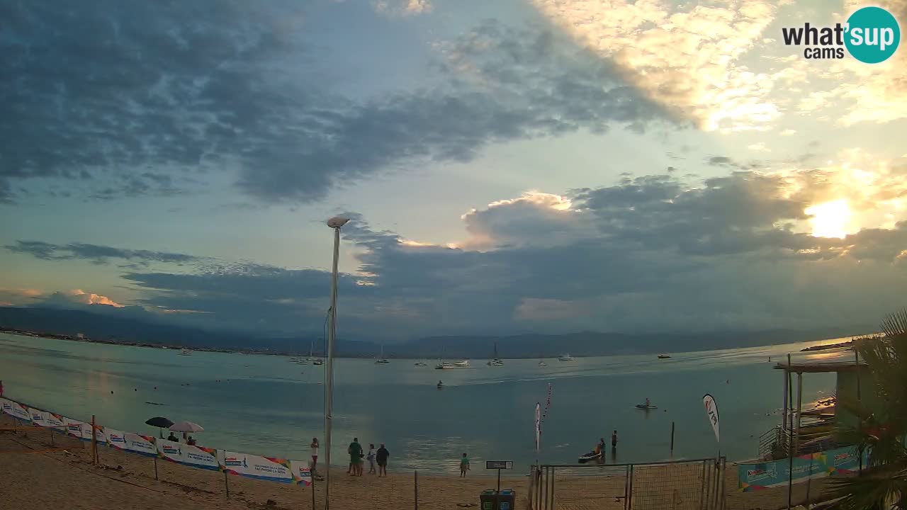 Webcam Cagliari Windsurf Club – Spiaggia del Poetto in diretta