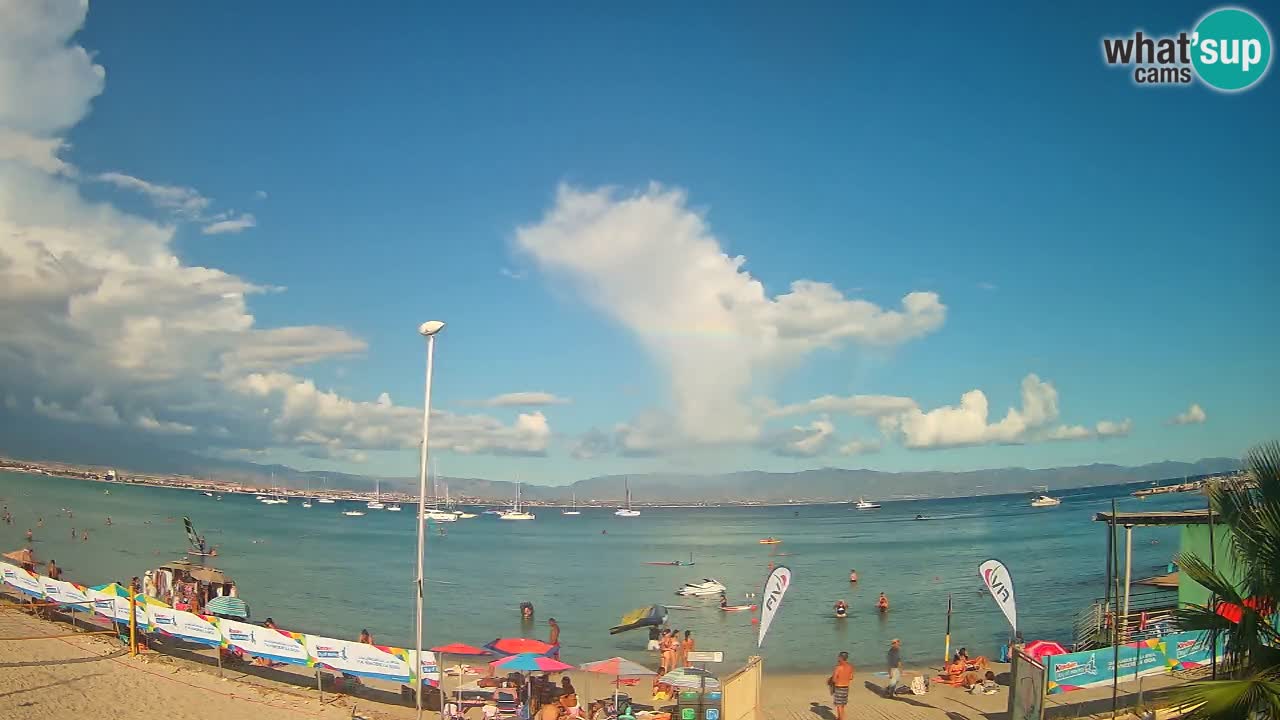 Webcam Cagliari Windsurf Club – Liveblick vom Poetto Strand