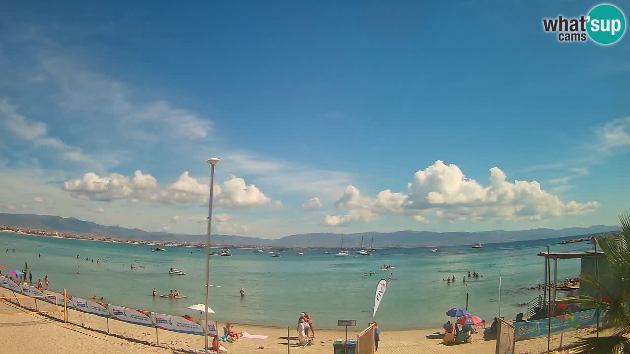 Webcam Cagliari Windsurf Club – Plage du Poetto en direct