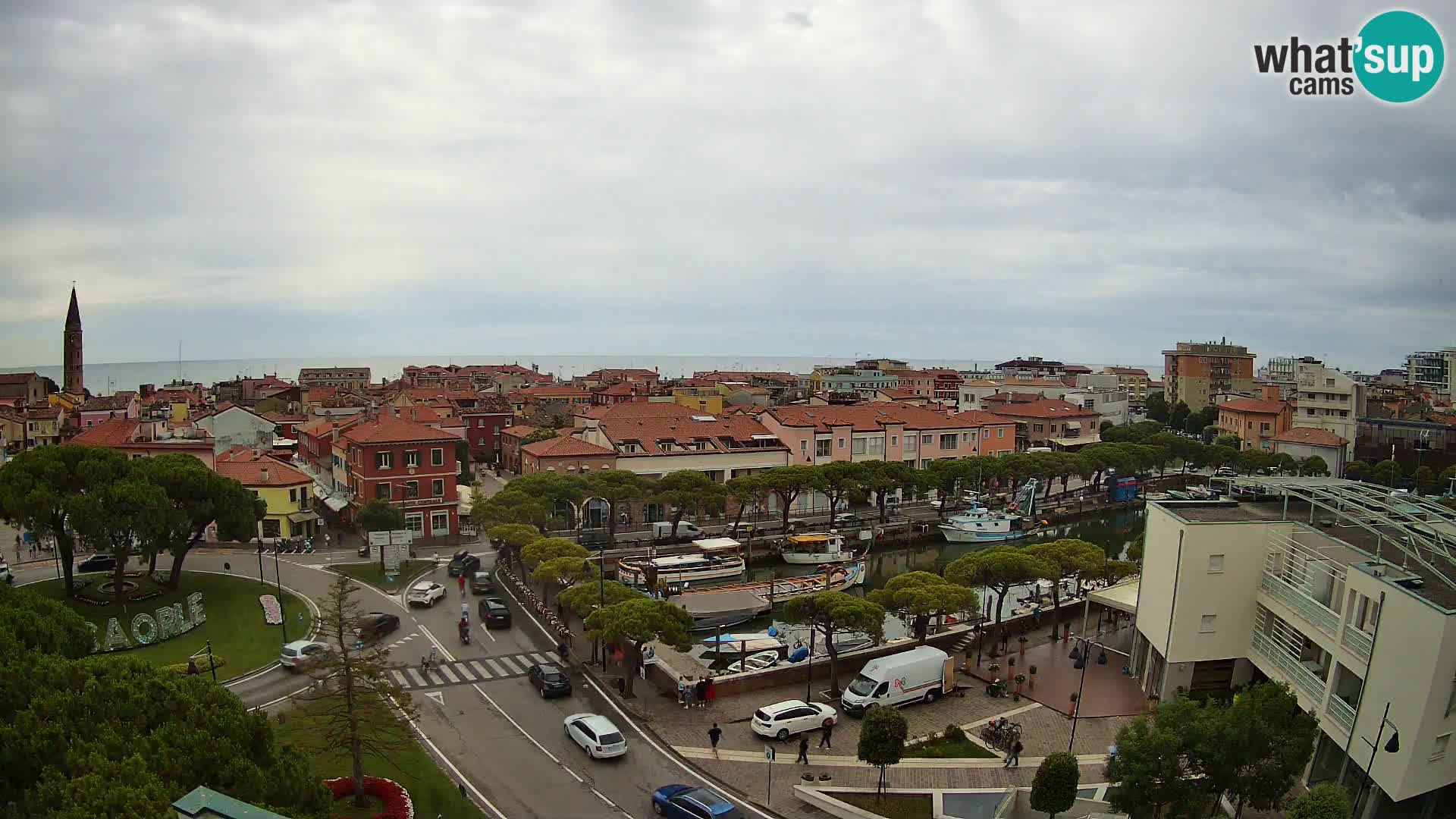 Webcam Hotel Cleofe | Panorama of Caorle old town