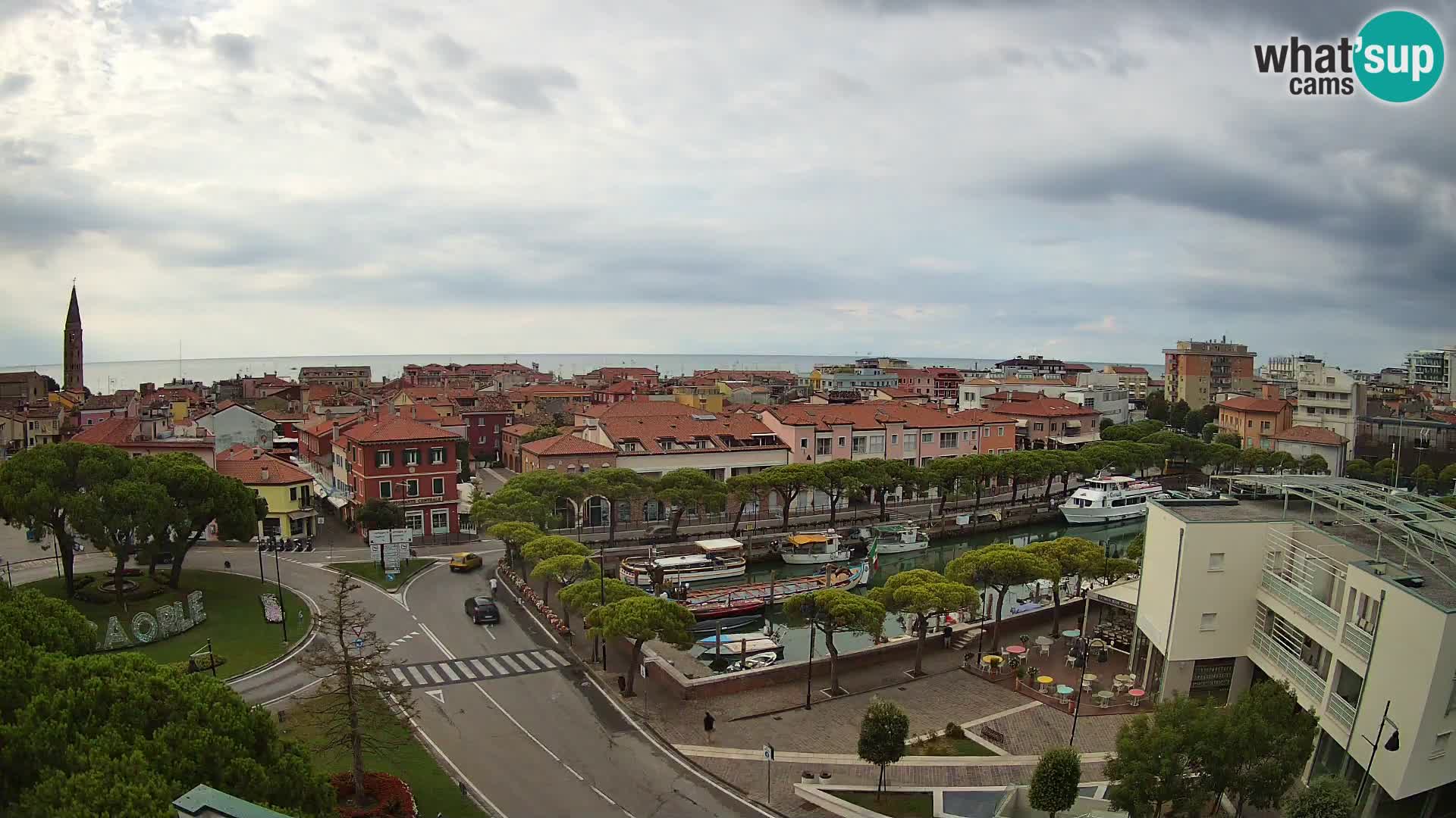 Webcam Hotel Cleofe | Panorama of Caorle old town