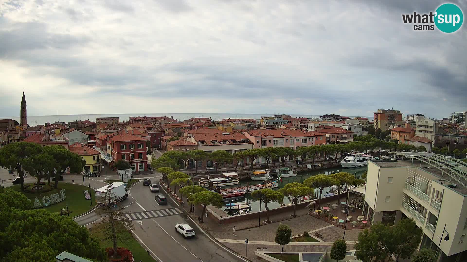 Webcam Hotel Cleofe | Panorama of Caorle old town