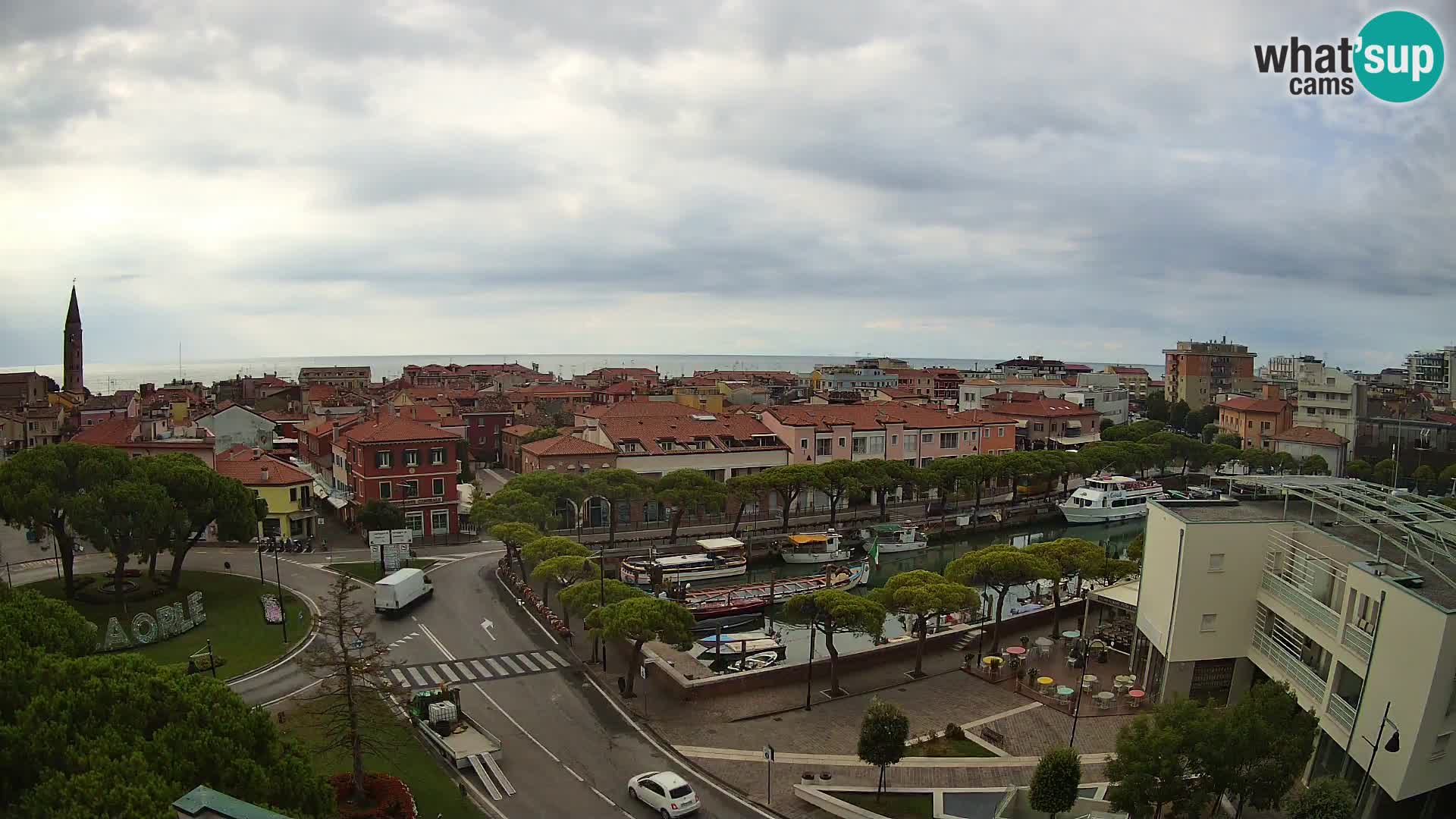 Webcam Hotel Cleofe | Panorama of Caorle old town