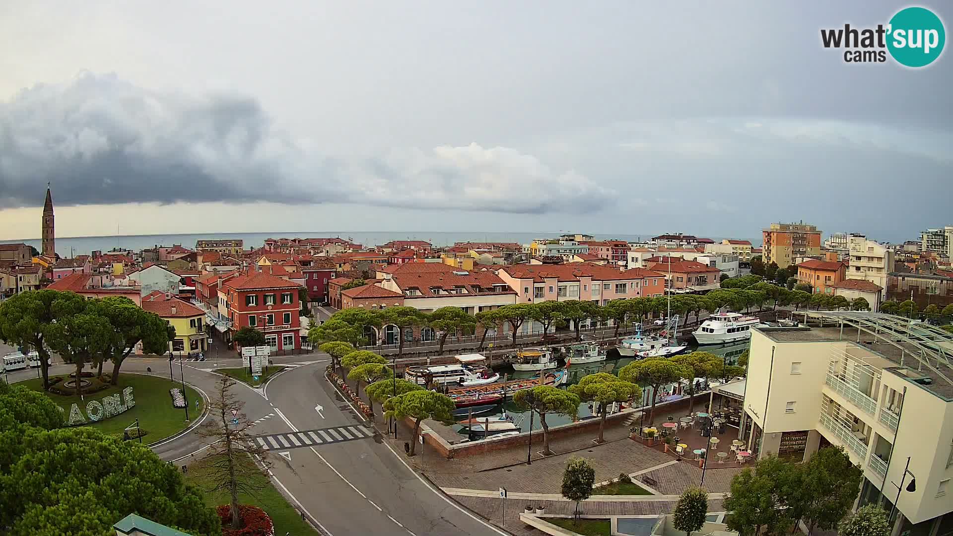 Pogled na Caorle v živo – Hotel Cleofe