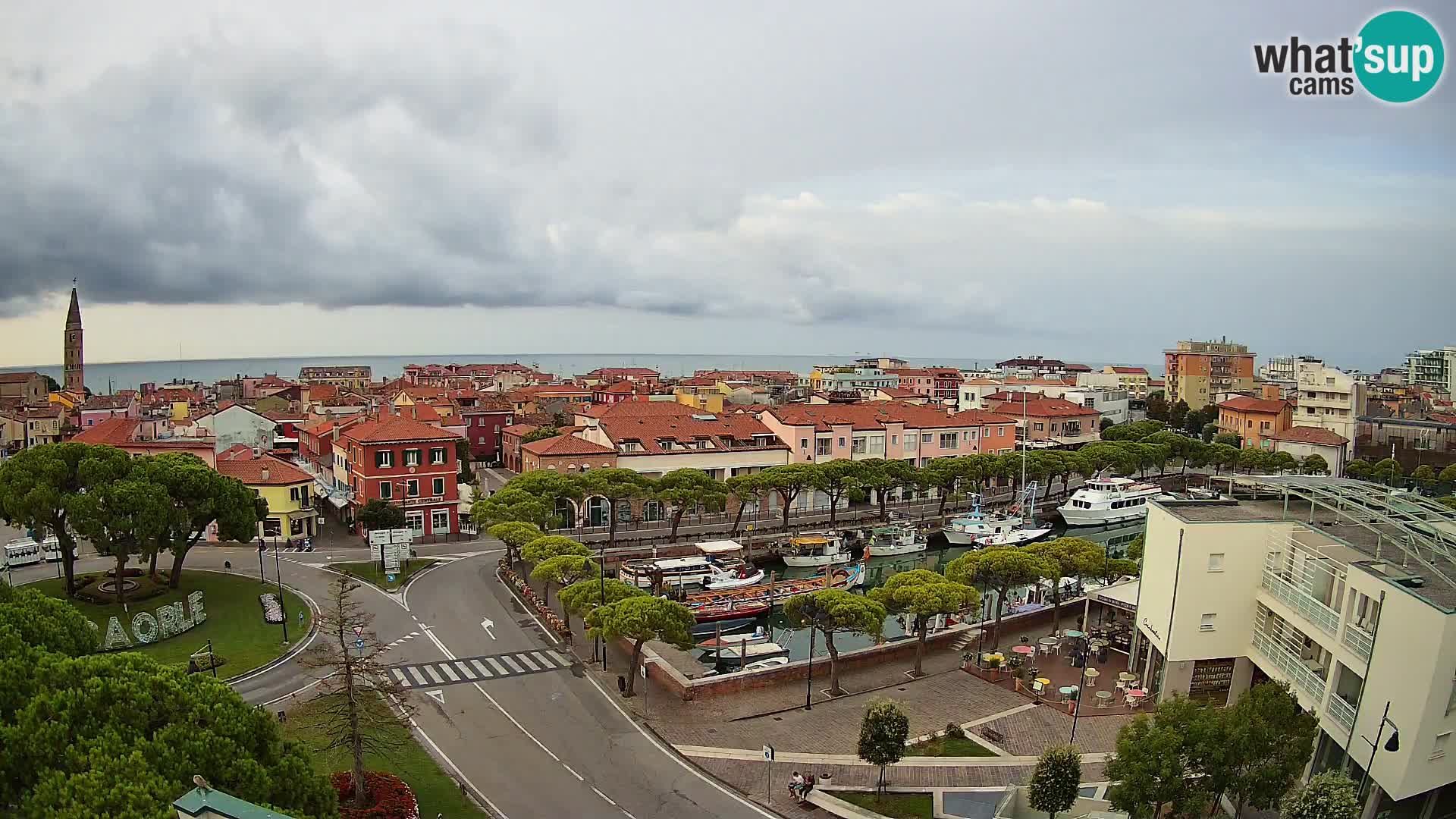 Webcam Hotel Cleofe | Panorama of Caorle old town