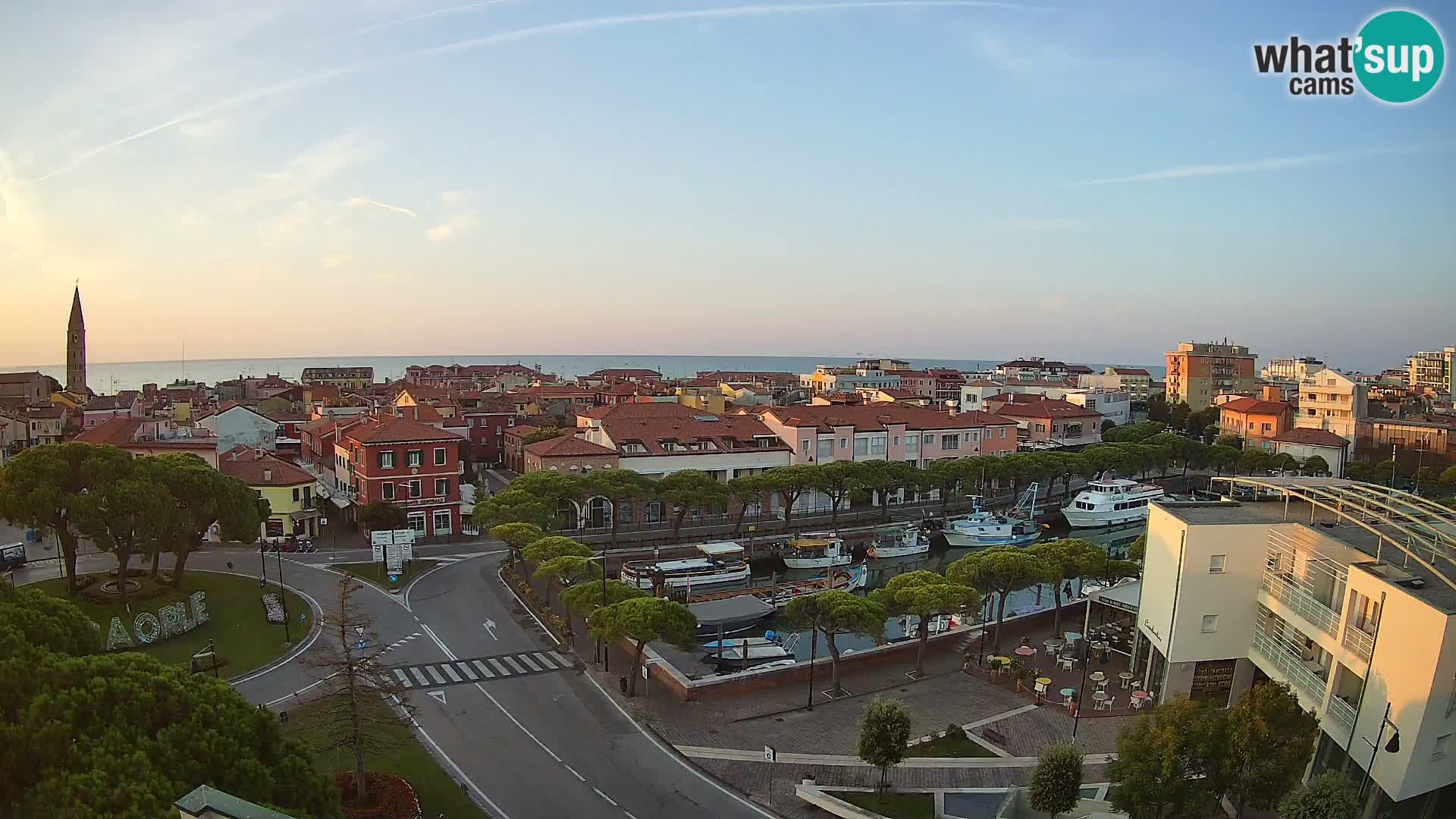 Webcam Hotel Cleofe | Panorama of Caorle old town