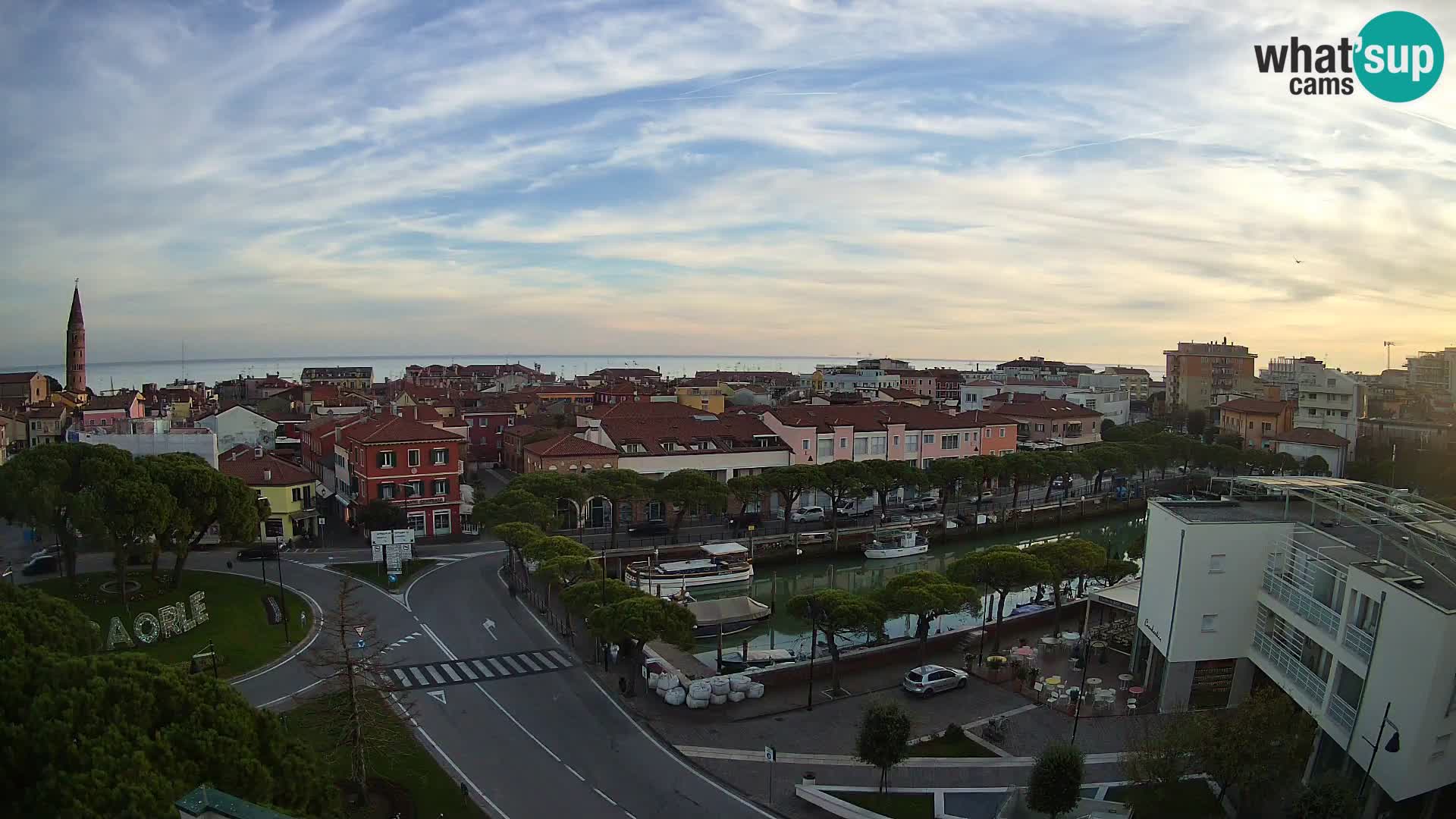 Webcam Hotel Cleofe | Panorama of Caorle old town