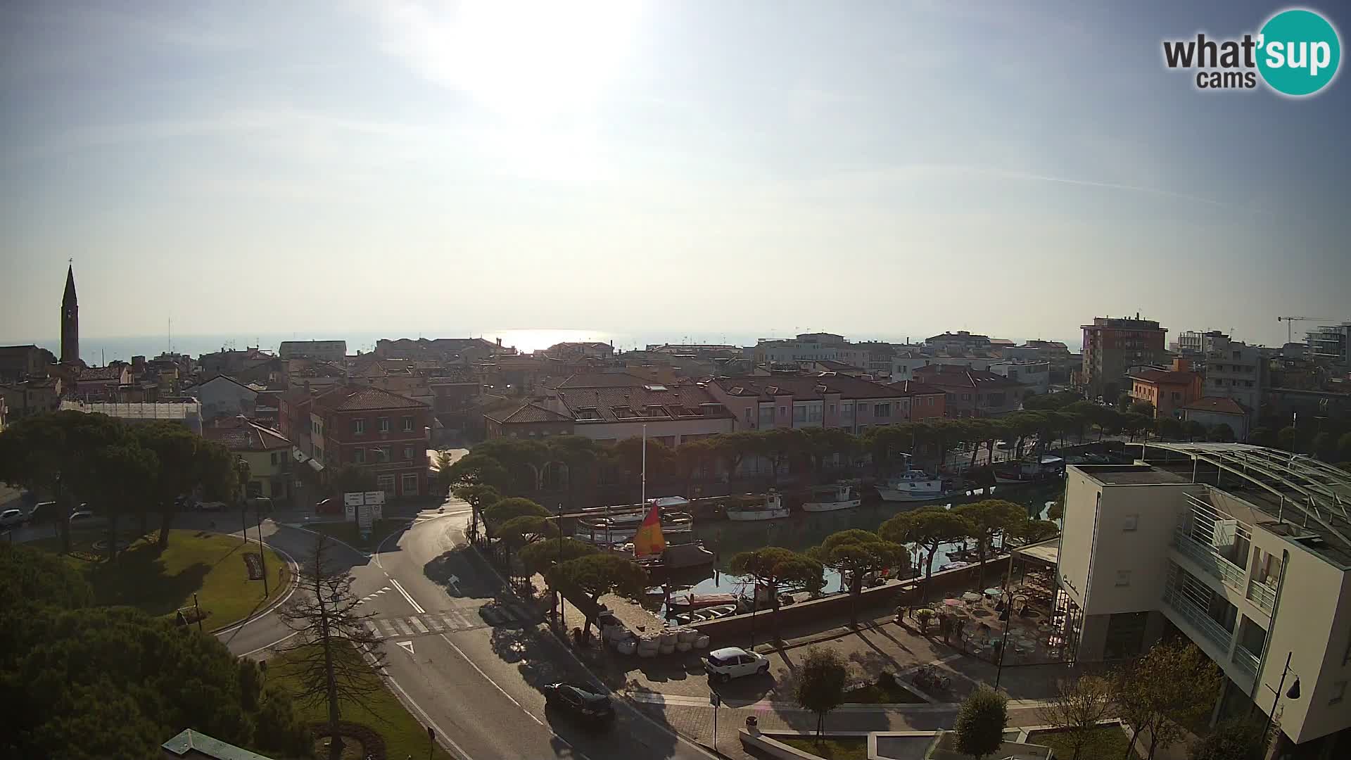 Pogled na Caorle v živo – Hotel Cleofe