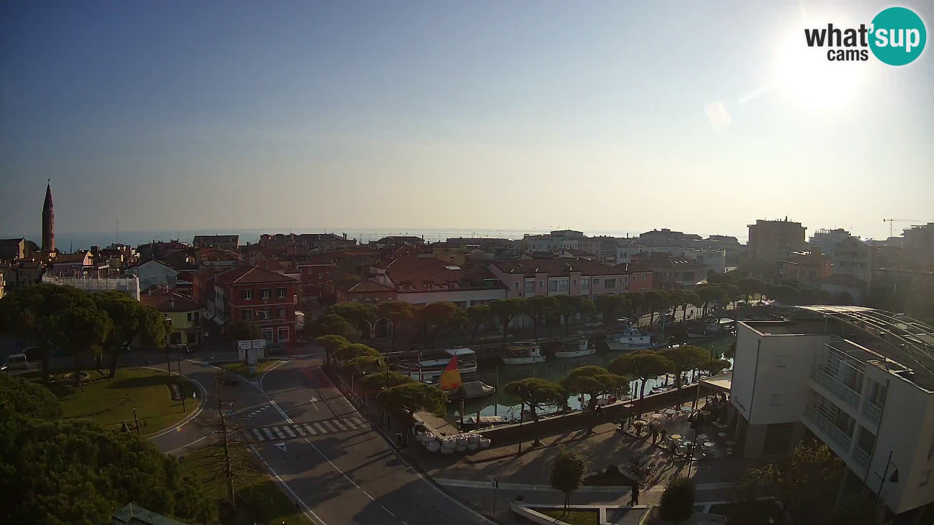 Webcam Hotel Cleofe | Panorama of Caorle old town