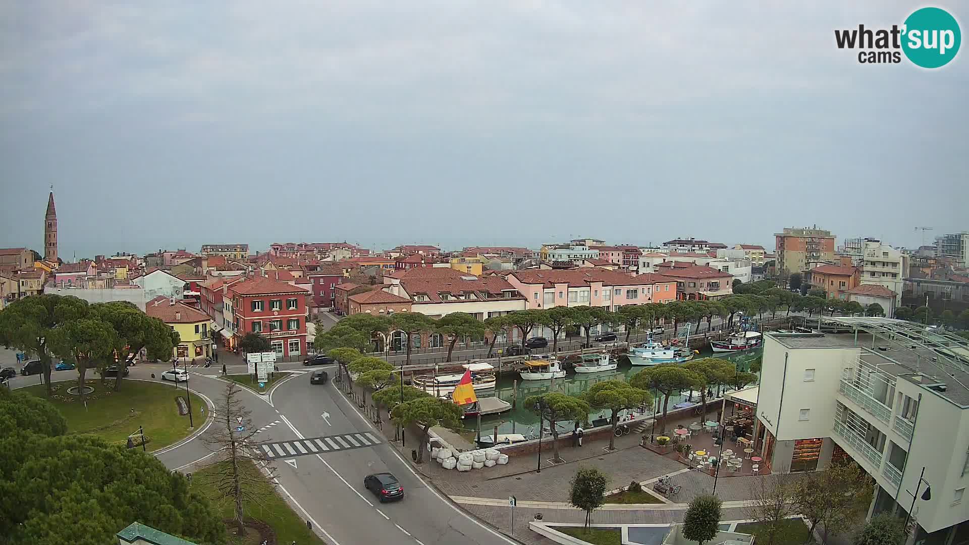 Webcam Hotel Cleofe | Panorama of Caorle old town