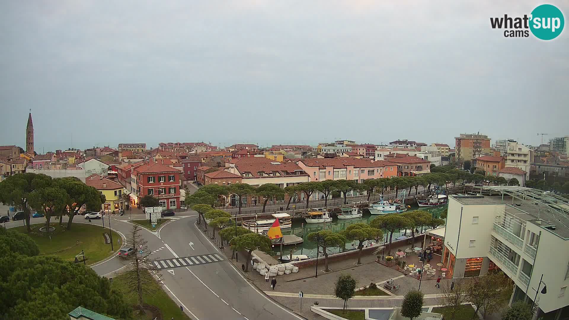 Webcam Hotel Cleofe | Panorama of Caorle old town