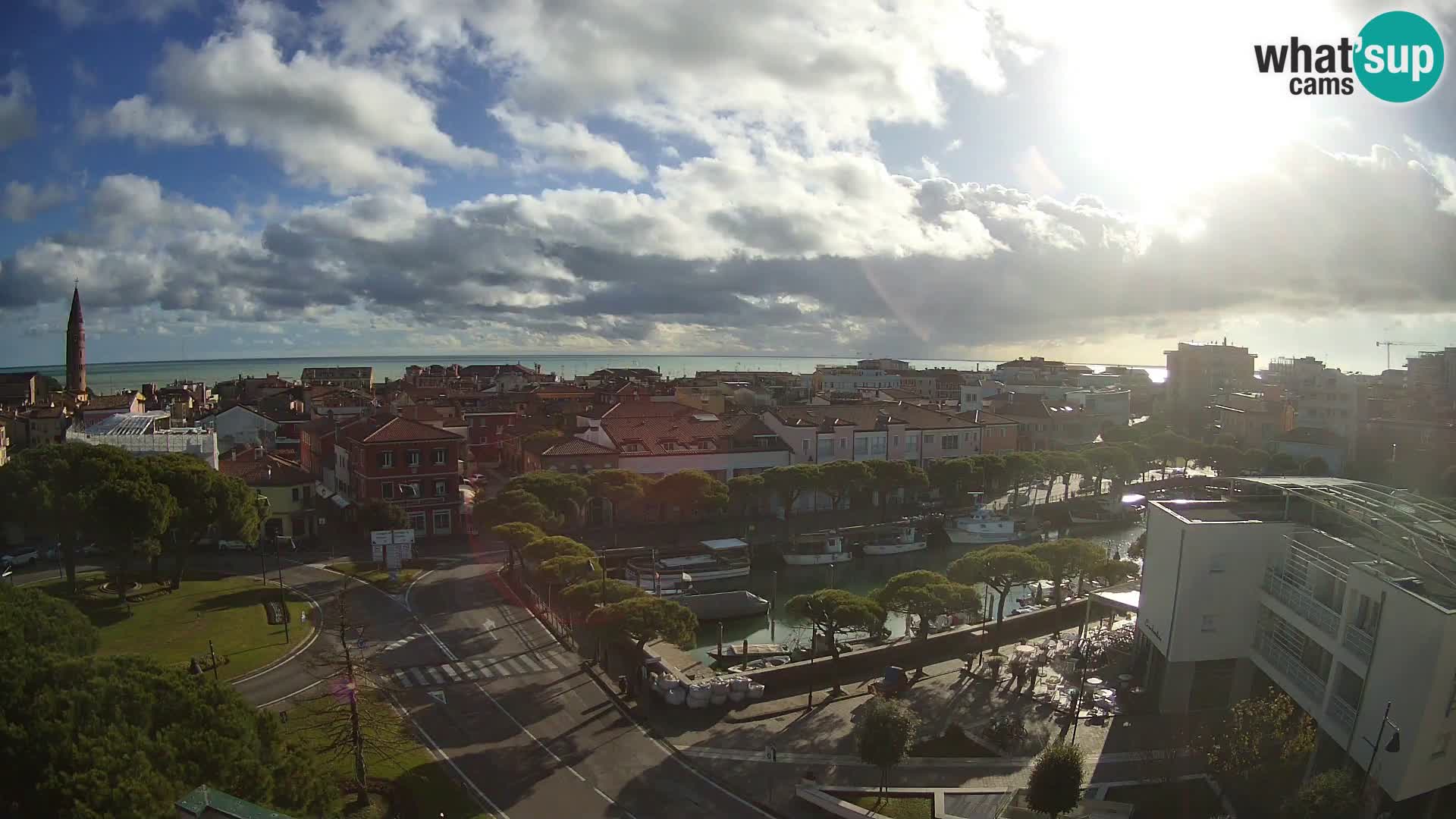 Pogled na Caorle v živo – Hotel Cleofe