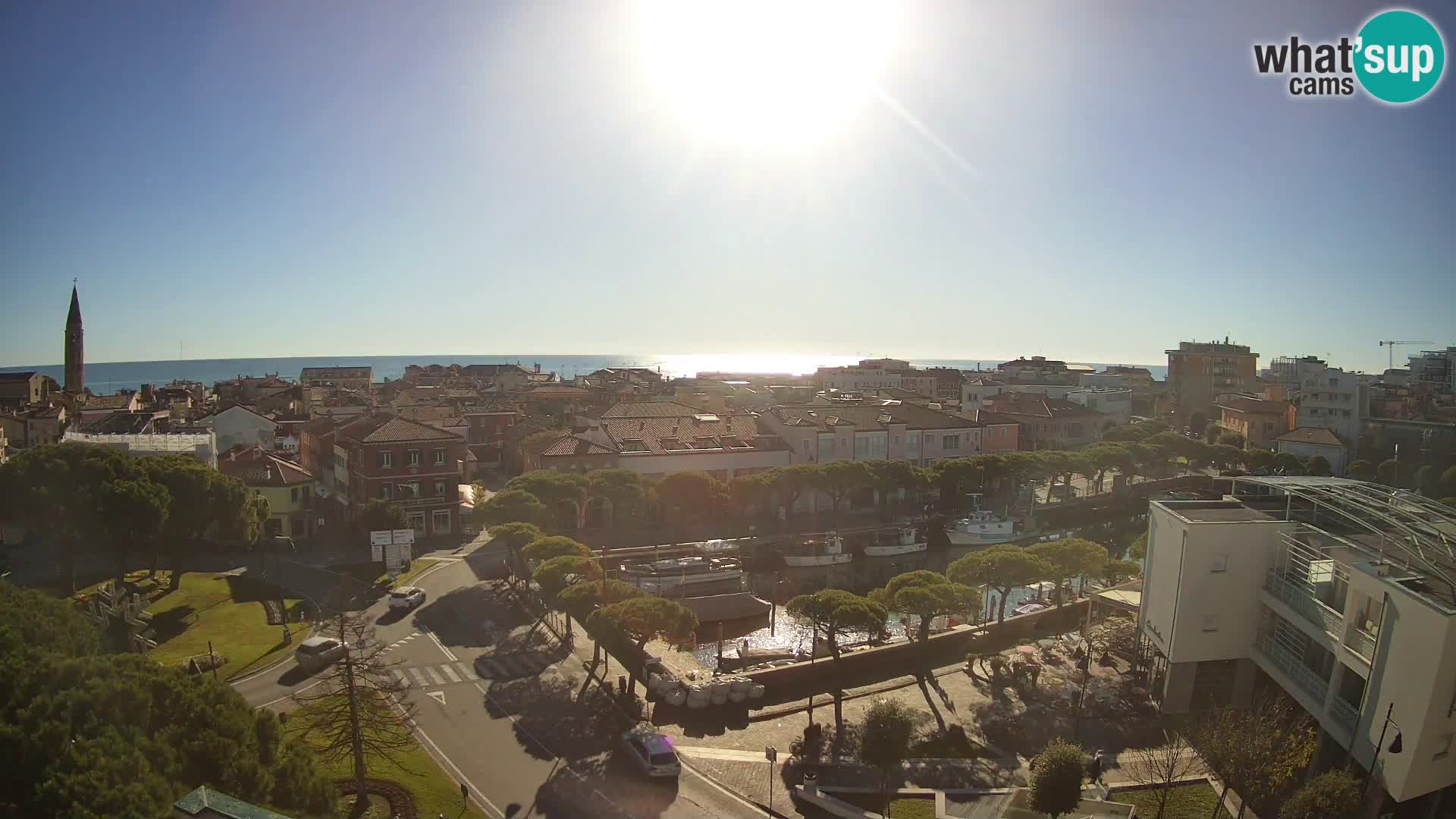 Webcam Panorama von Caorle – Hotel Cleofe