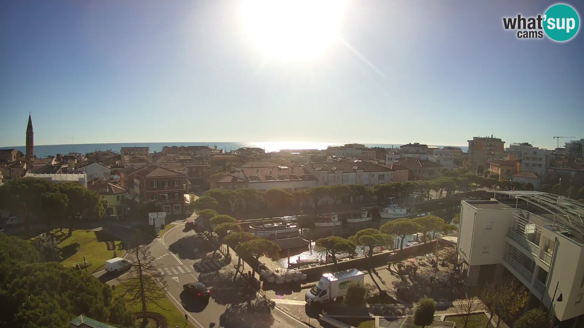 Webcam Panorama von Caorle – Hotel Cleofe