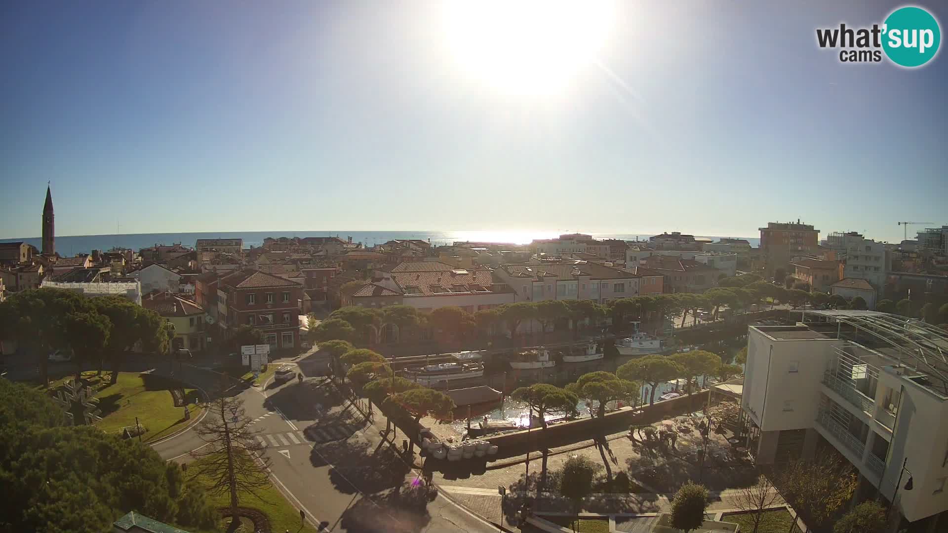 Webcam Panorama von Caorle – Hotel Cleofe