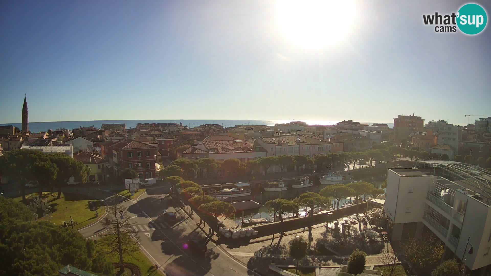 Webcam Panorama von Caorle – Hotel Cleofe