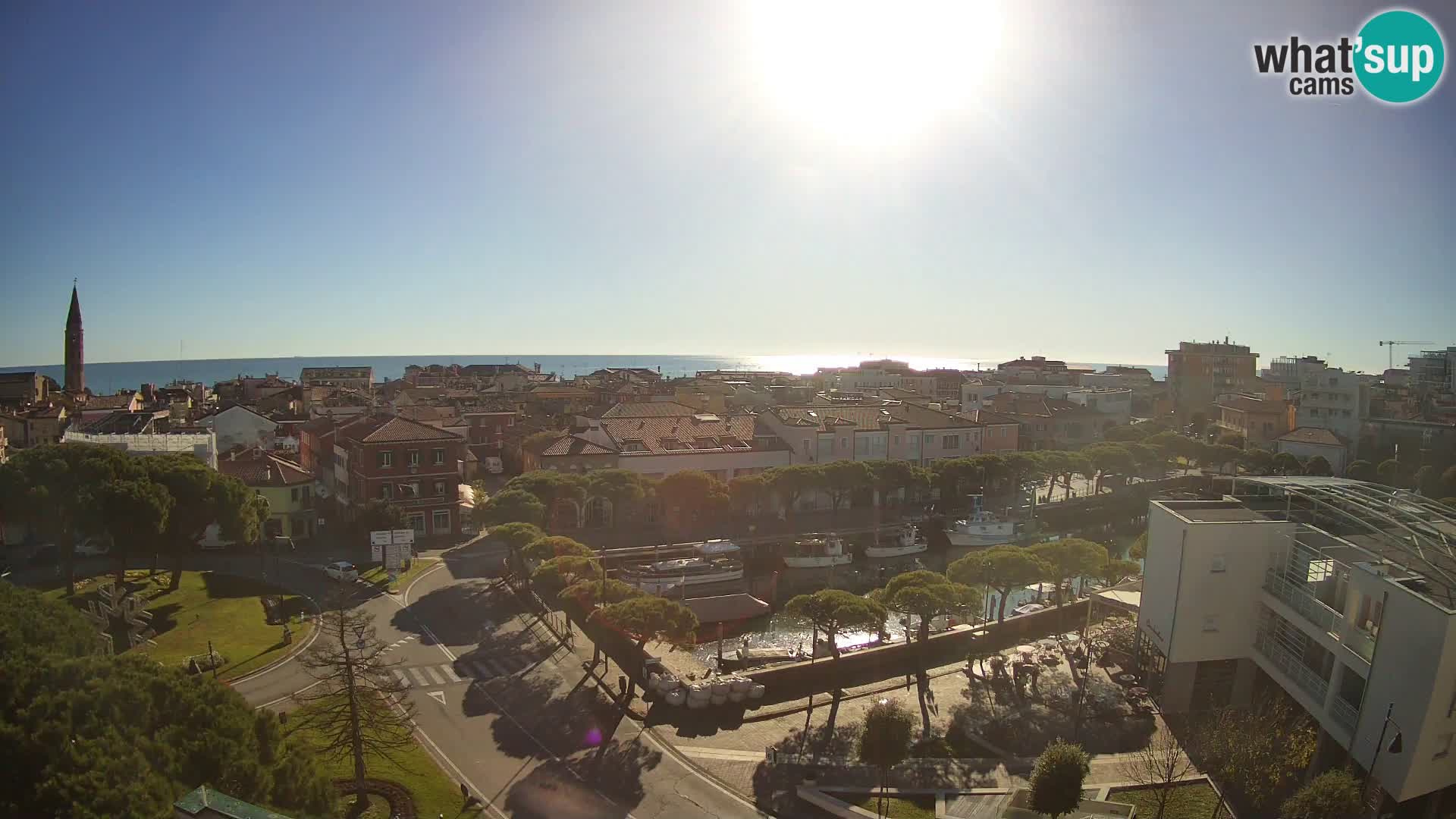 Webcam Panorama von Caorle – Hotel Cleofe