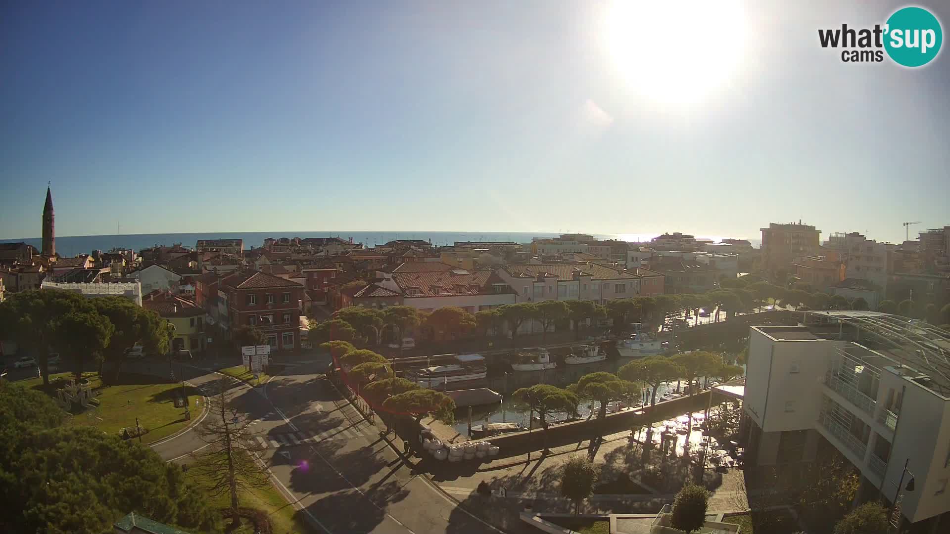 Webcam Panorama von Caorle – Hotel Cleofe