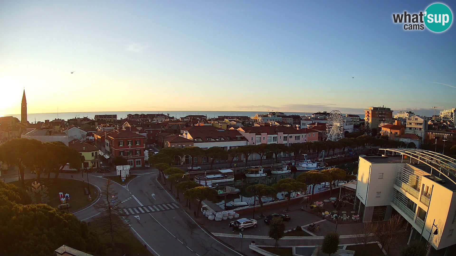 Webcam Hotel Cleofe | Panorama of Caorle old town