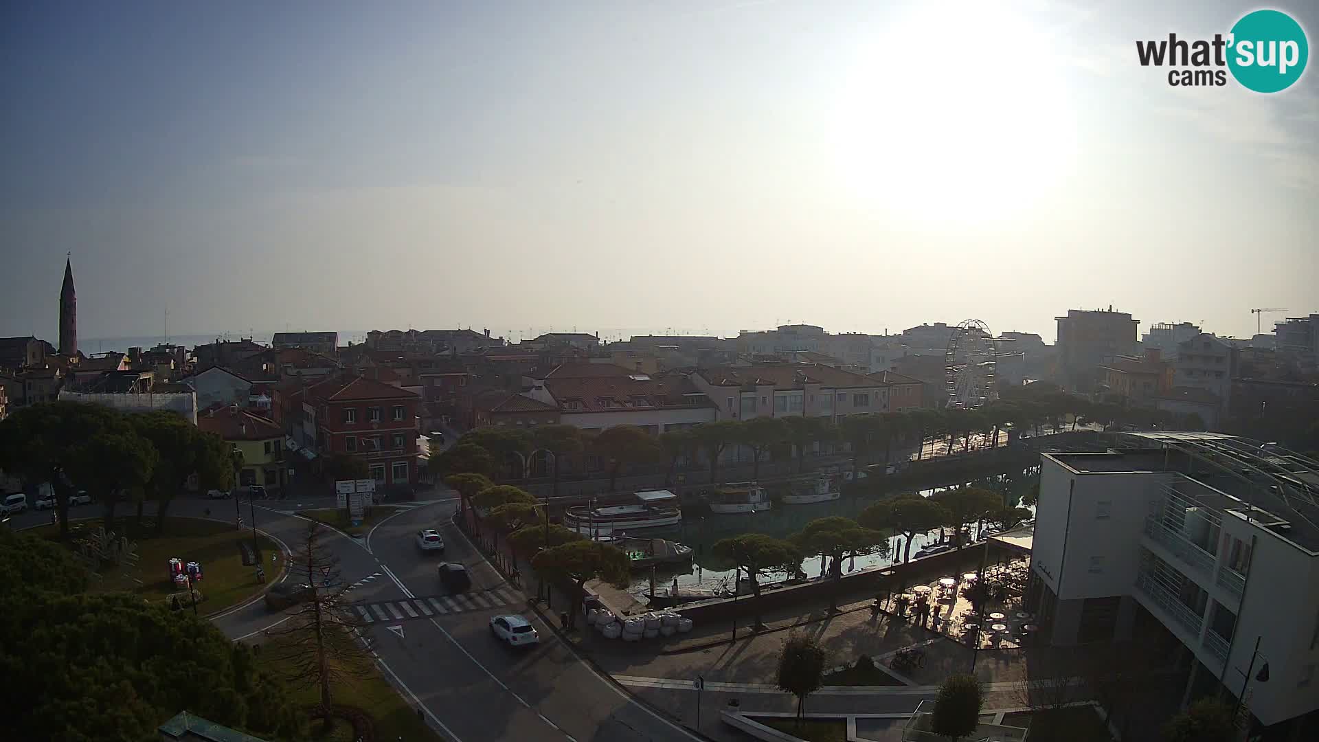 Pogled na Caorle v živo – Hotel Cleofe