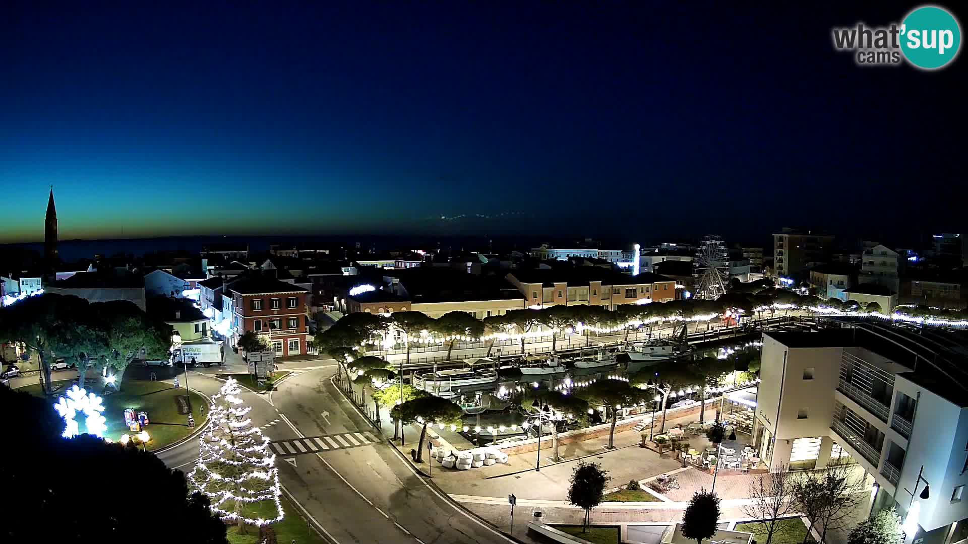 Pogled na Caorle v živo – Hotel Cleofe