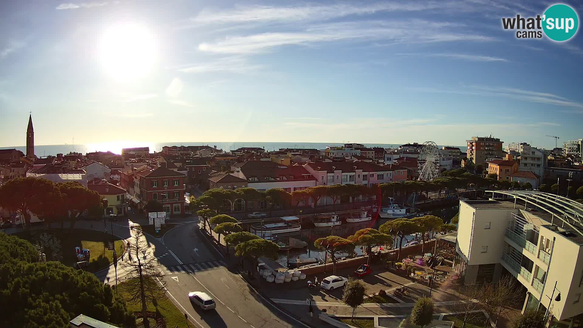 Webcam Hotel Cleofe | Panorama of Caorle old town