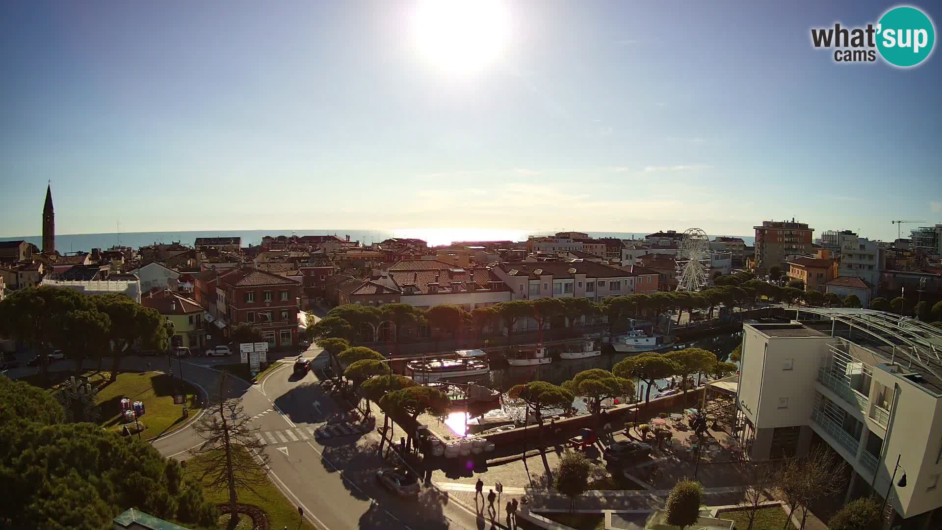 Webcam Panorama von Caorle – Hotel Cleofe