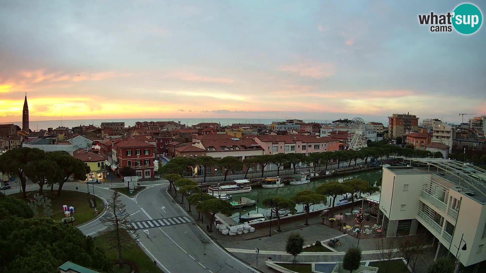 Webcam Hotel Cleofe | Panorama of Caorle old town