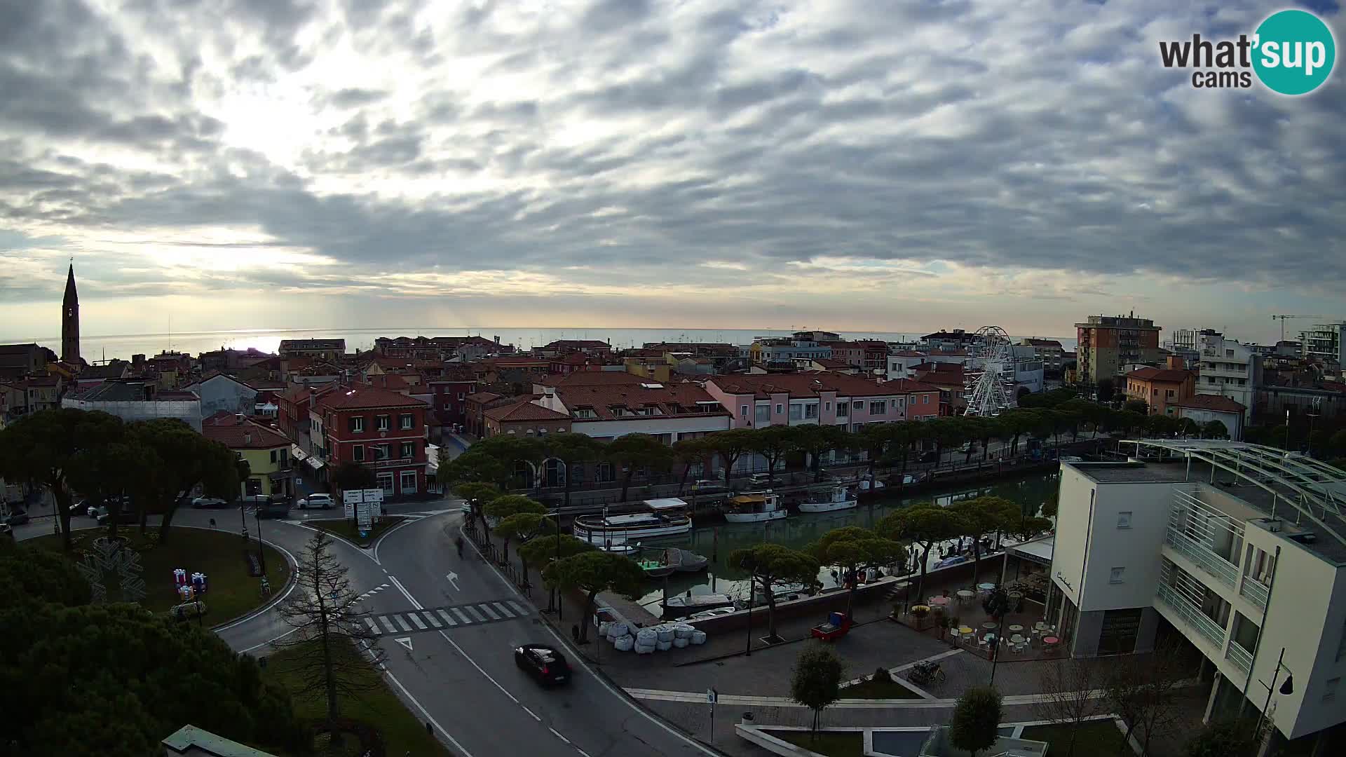 Webcam Hotel Cleofe | Panorama of Caorle old town