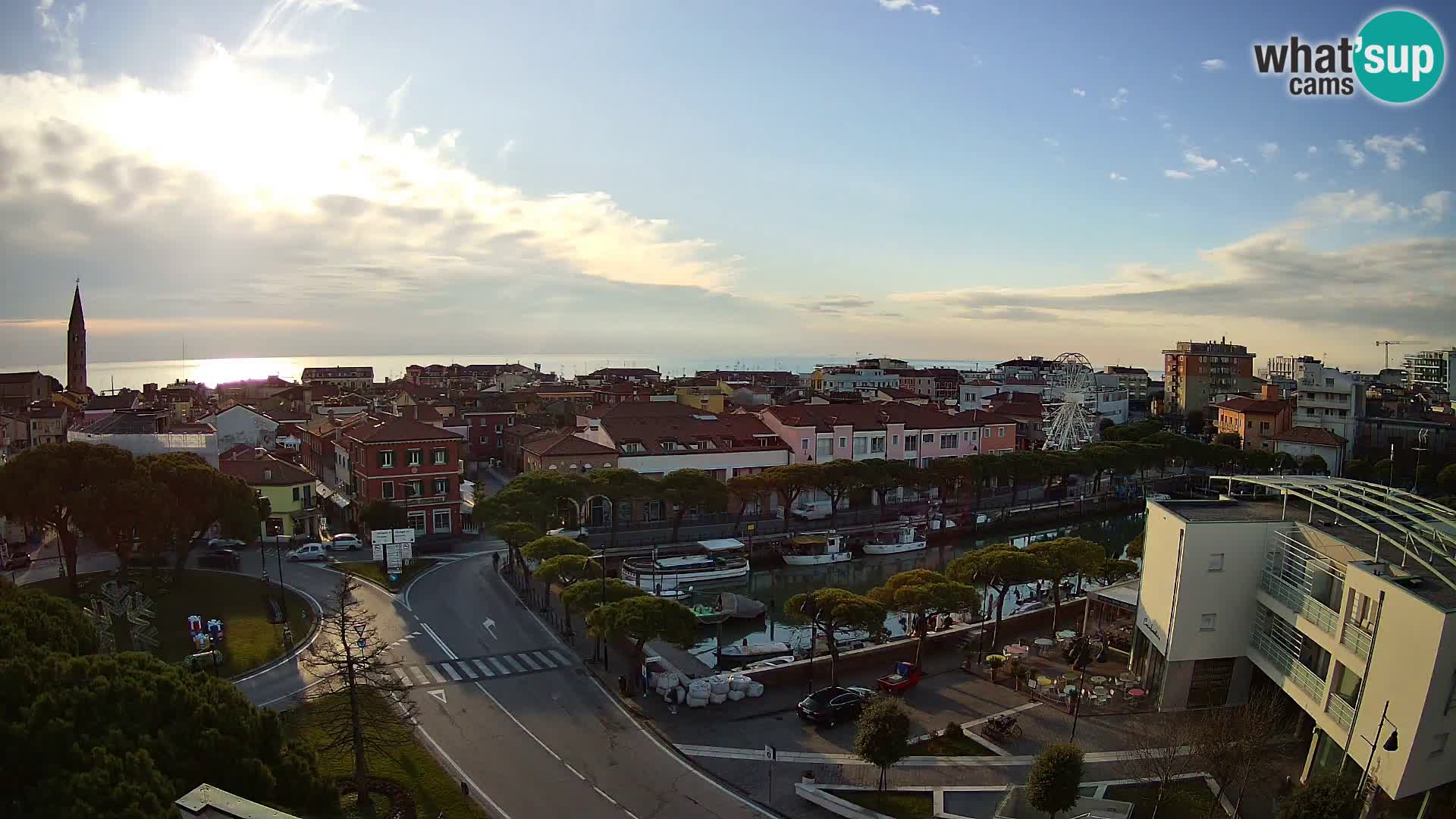 Webcam Hotel Cleofe | Panorama of Caorle old town